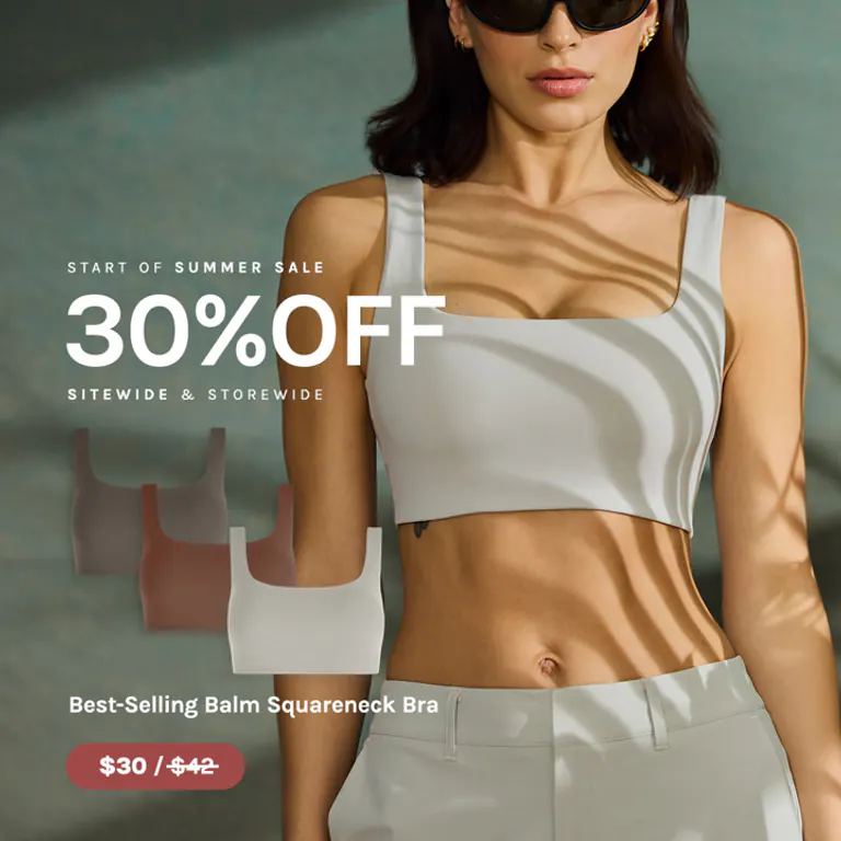 Square summer offer ad creative made with Krev