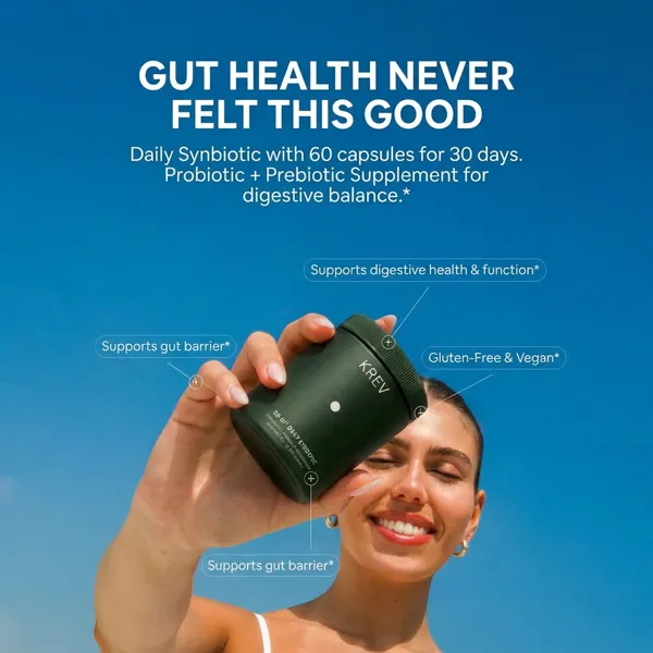 Gut health supplement ad